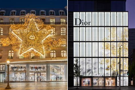 PHOTOS : les spectaculaires vitrines Dior aux quatre 